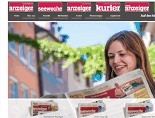 Tablet Screenshot of anzeiger-suedwest.de